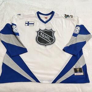 MITCHELL & NESS NHL ALL-STAR GAME‎ 4XL TEEMU SELANNE BLUE LINE JERSEY DUCKS